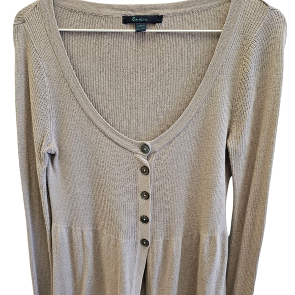 Boden Duster Long Sleeve Sweater Dress Womens - Picture 2 of 6